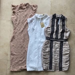 Bundle of 3 dresses